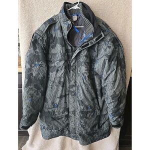 Nike BRS Products (Blue Ribbon Sports) 2-in-1 Jacket Coat Gray XXL Ski Snowboard